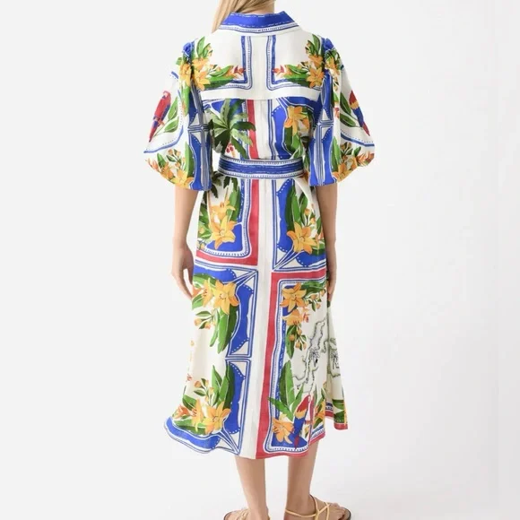 Farm Rio Maxi Dress Women’s Large - Picture 2 of 16